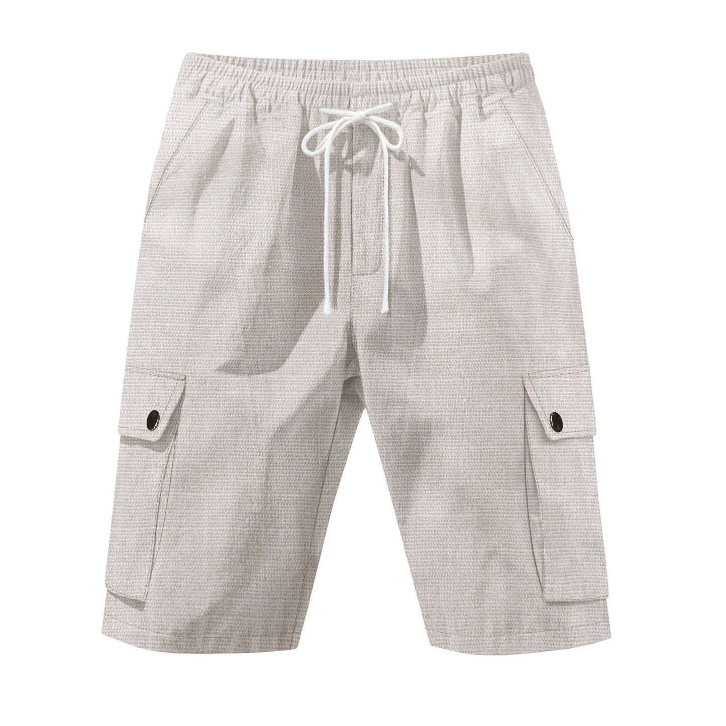 Cargo Bamboo Linen Beach Casual Shorts