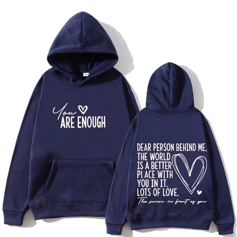 Men's "You Are Enough" Hoodies