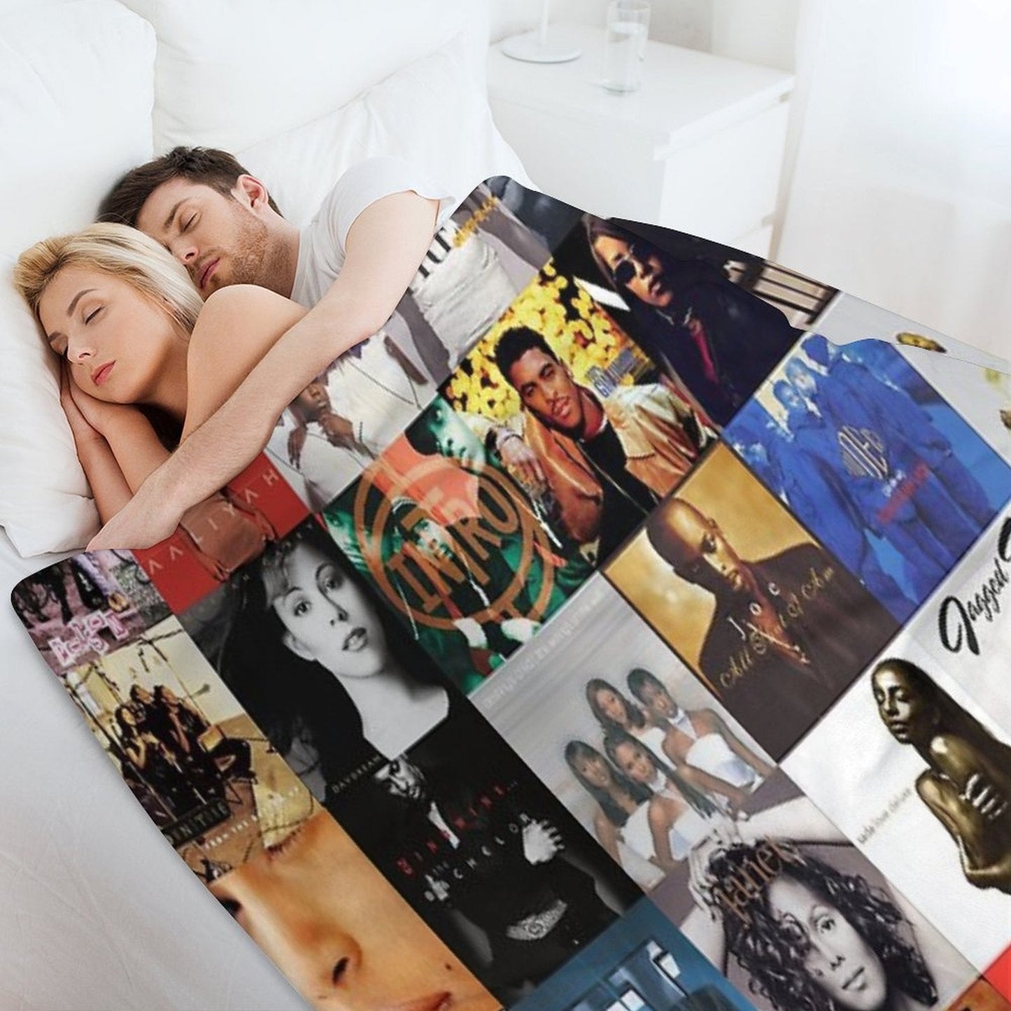 HISTORY 90s RNB - HOME DECOR Throw Blanket
