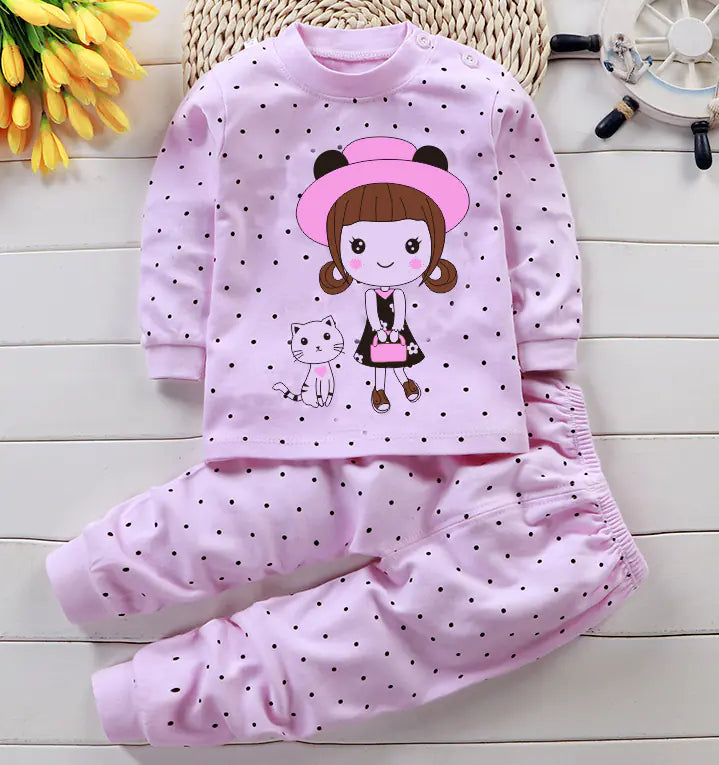 Boys' Cotton Autumn Winter Underwear Set (Wholesale)