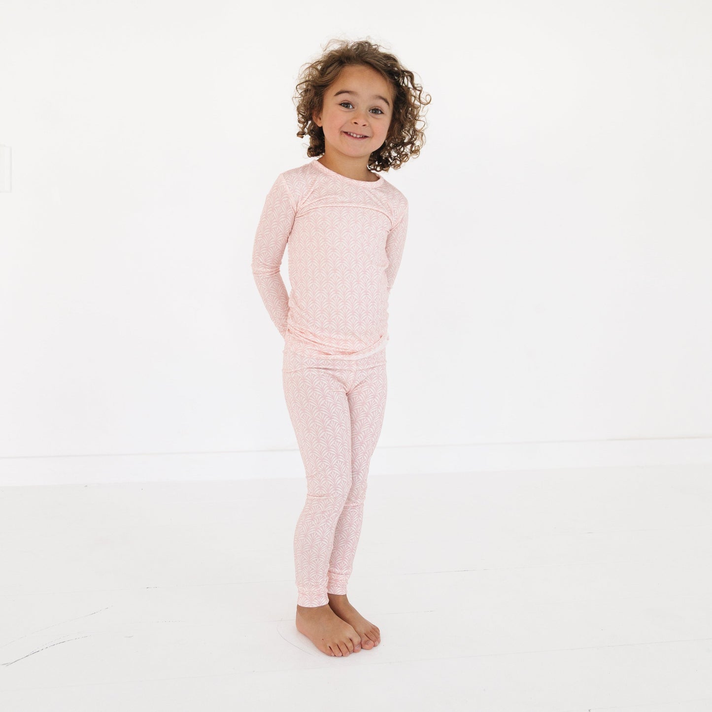 Pink Symphony Bamboo Toddler Pajama Set