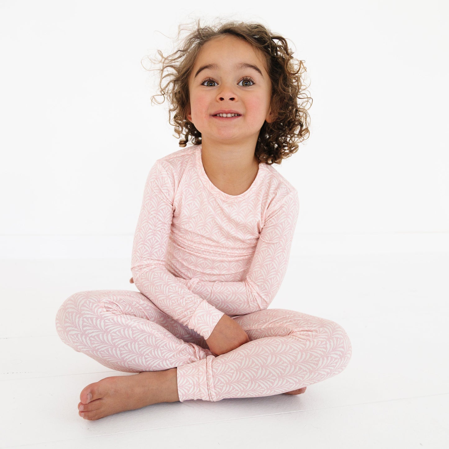 Pink Symphony Bamboo Toddler Pajama Set