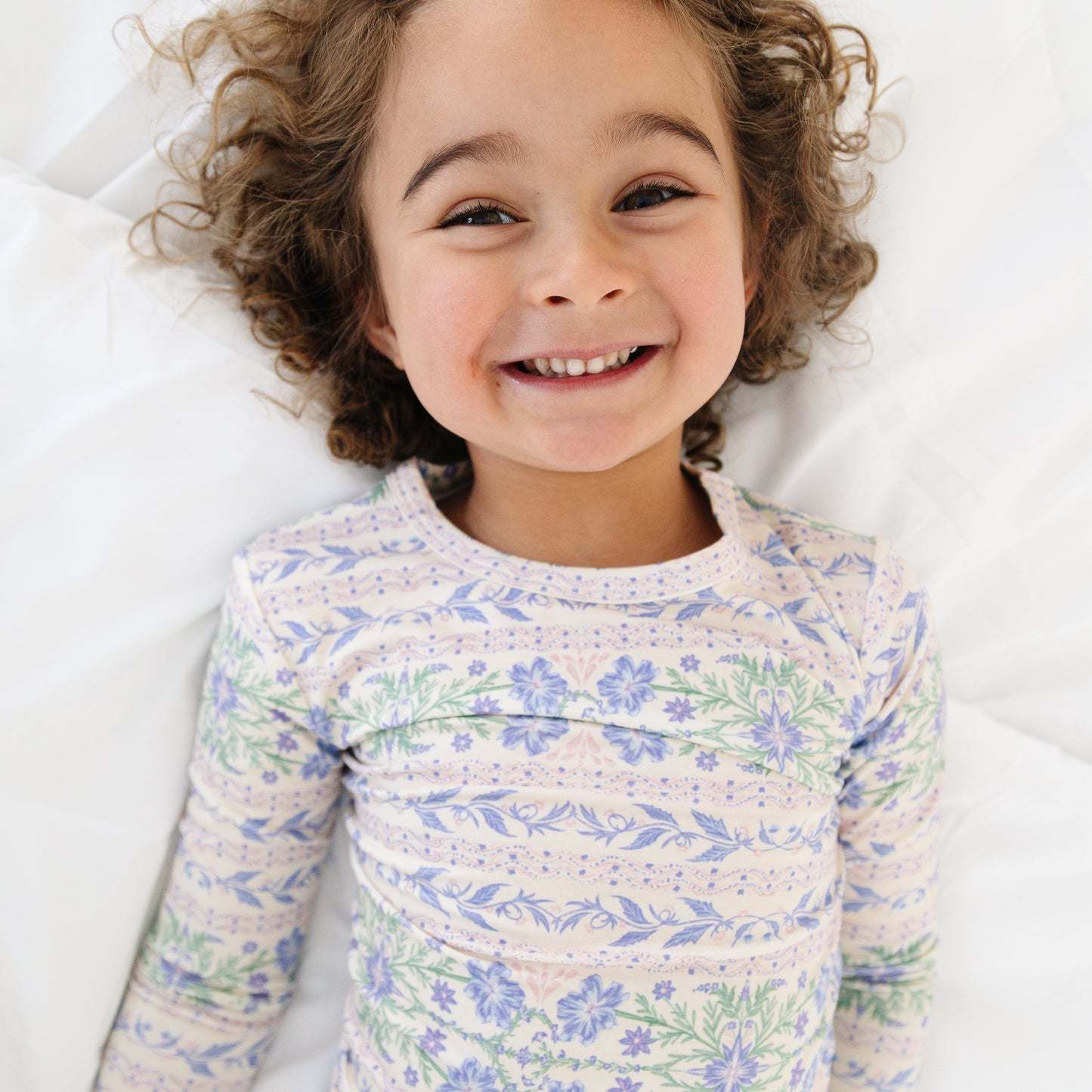 Spring Cascade Bamboo Toddler Pajama Set
