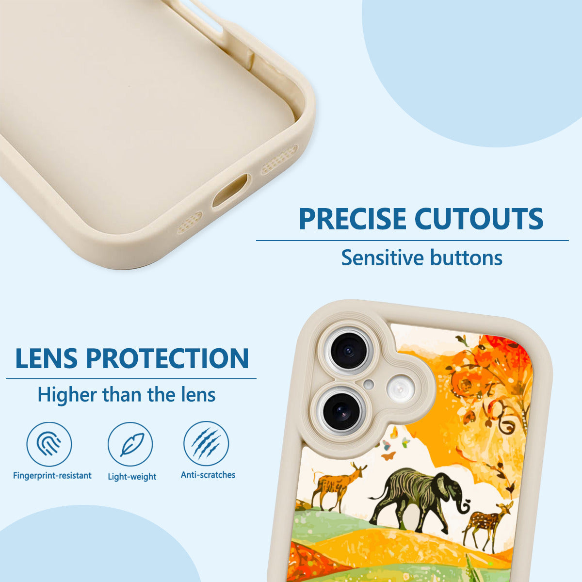 Animal Parade iPhone 16 Varieties Cell Phone Cases