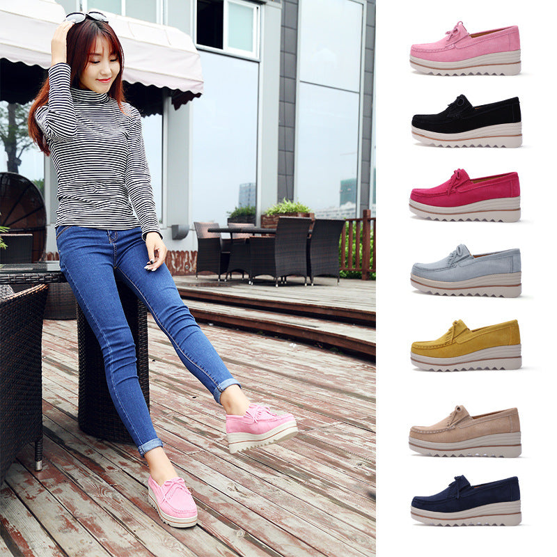 Casual Slope Heel Platform Wedges
