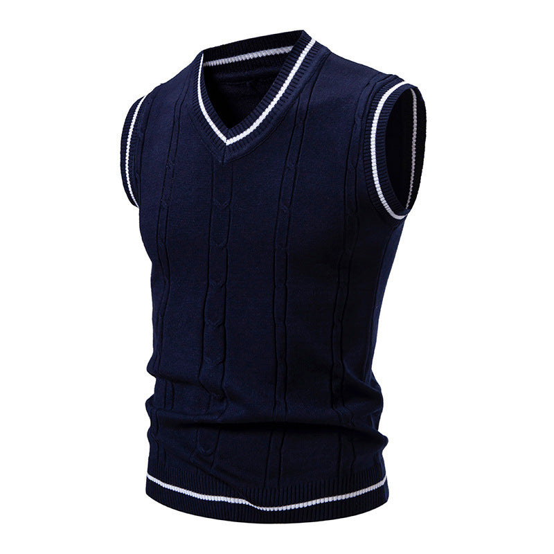AutumnWinter New Mens Fashionable Trendy Vest Sweater Knitwear