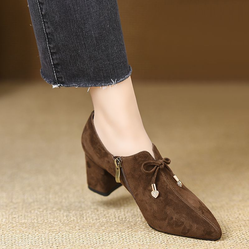 Women's Chunky Heel Flats