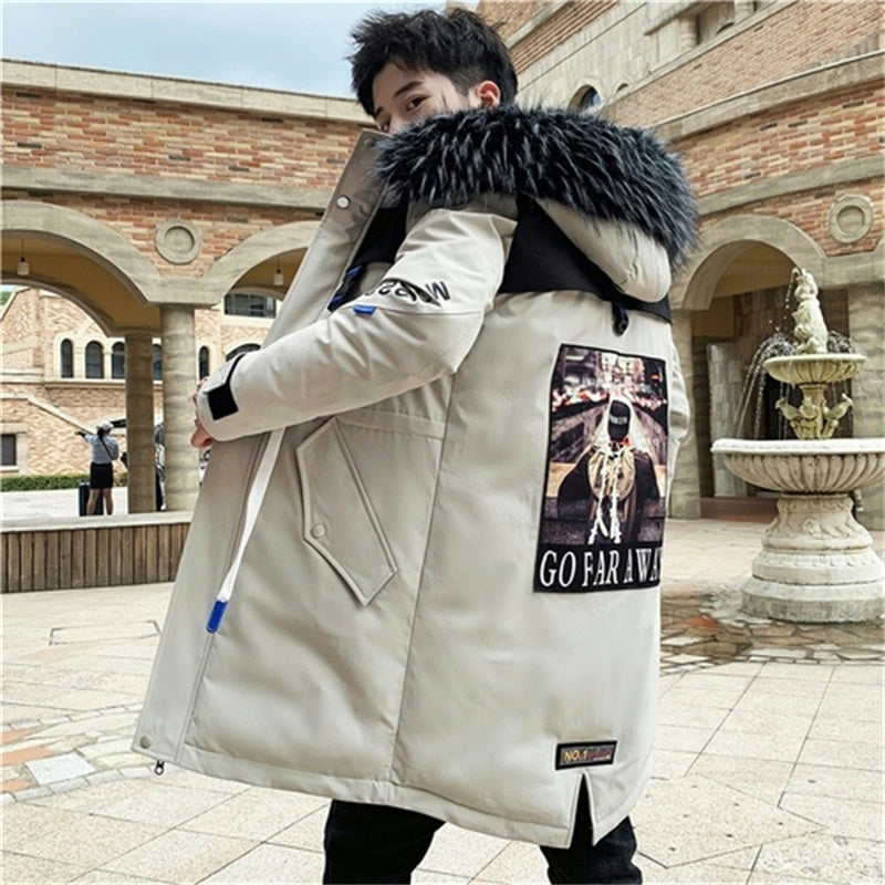 Men's Mid-length Warm Padded Jacket