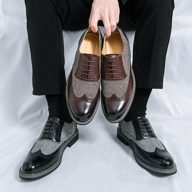 Men's Brogue Casual Formal Slippers
