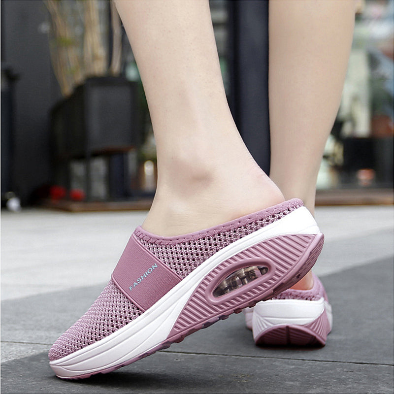 Women's Mesh Slippers Outdoor Air Cushion Shoes