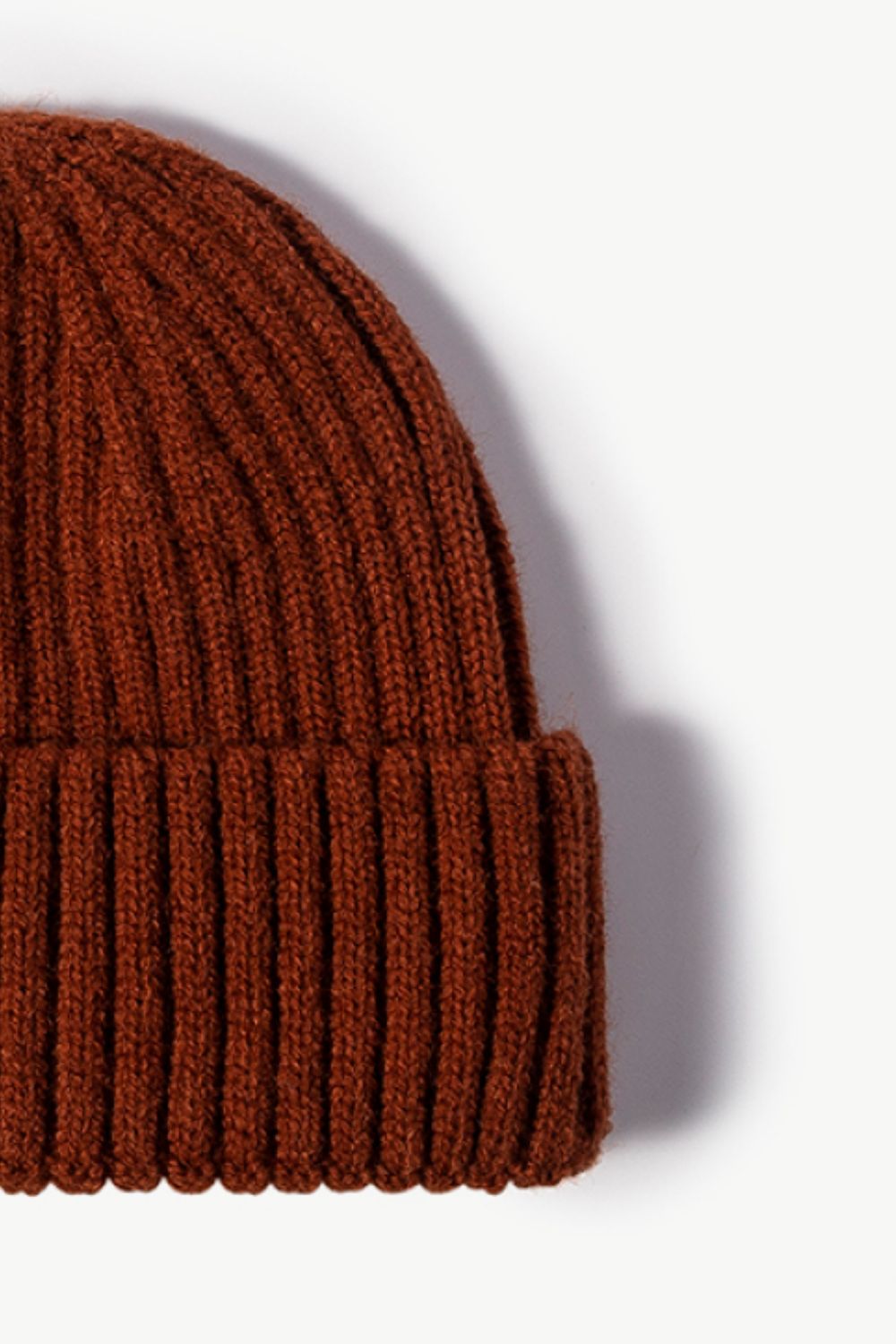 Gorro de punto de canalé