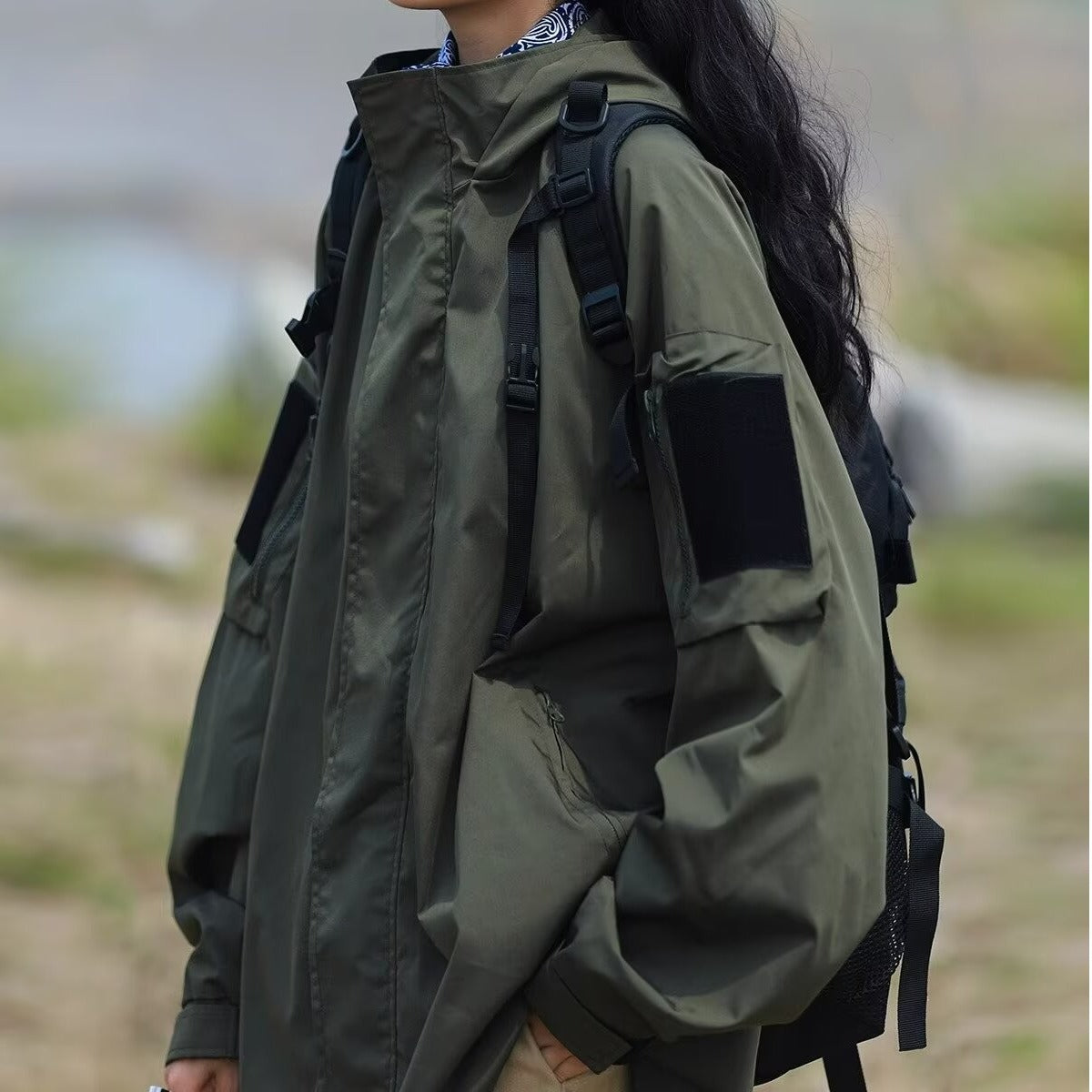 Mountain Functional Waterproof Autumn Male And Female Overalls Hooded Jacket