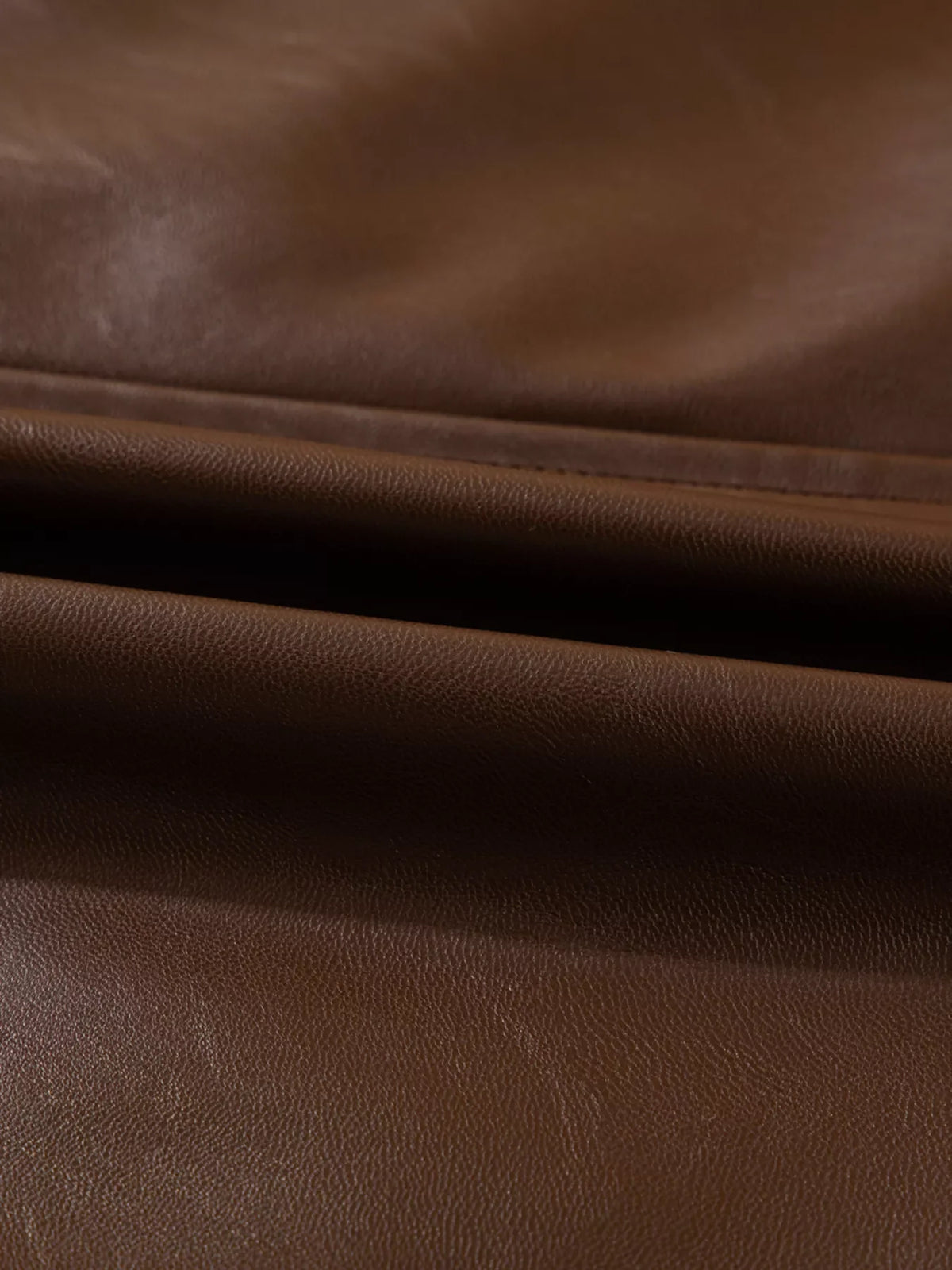 Double Flap Pocket Drawstring Hem Leather Jacket