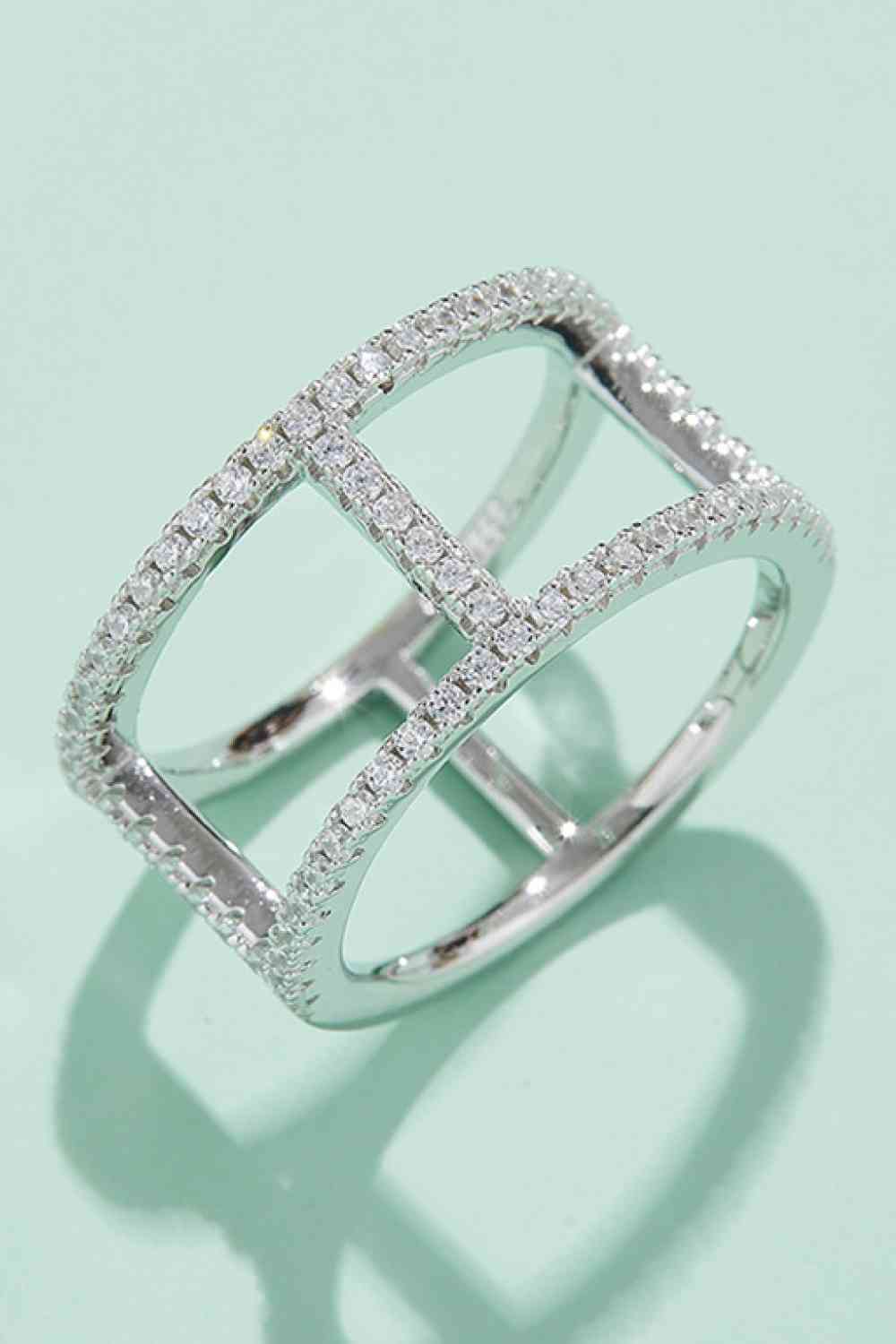 Always Get Better Moissanite Ring – Modern Minimalist Design