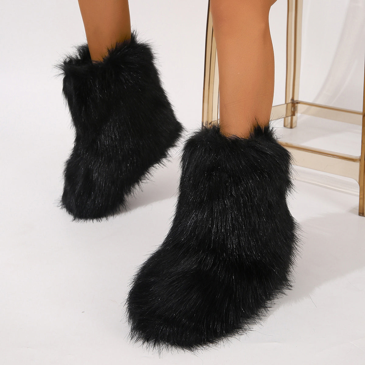 Stylish Personalized Winter Boots For Women - Adorable Spicy Girl Mid-Length Snow Boots, Cozy And Warm See size chart under “more details”