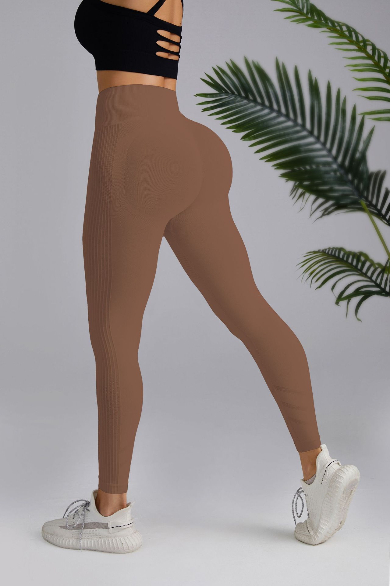 Pantalones de yoga de cintura alta para mujer – Leggings con control de abdomen y levantamiento de glúteos