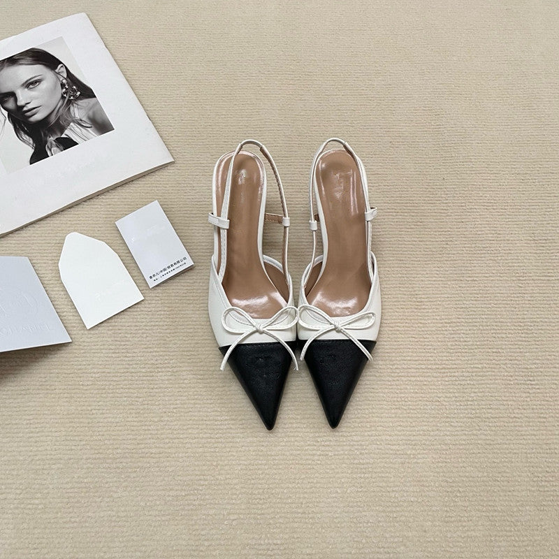 Women's Stiletto Heels with Bow