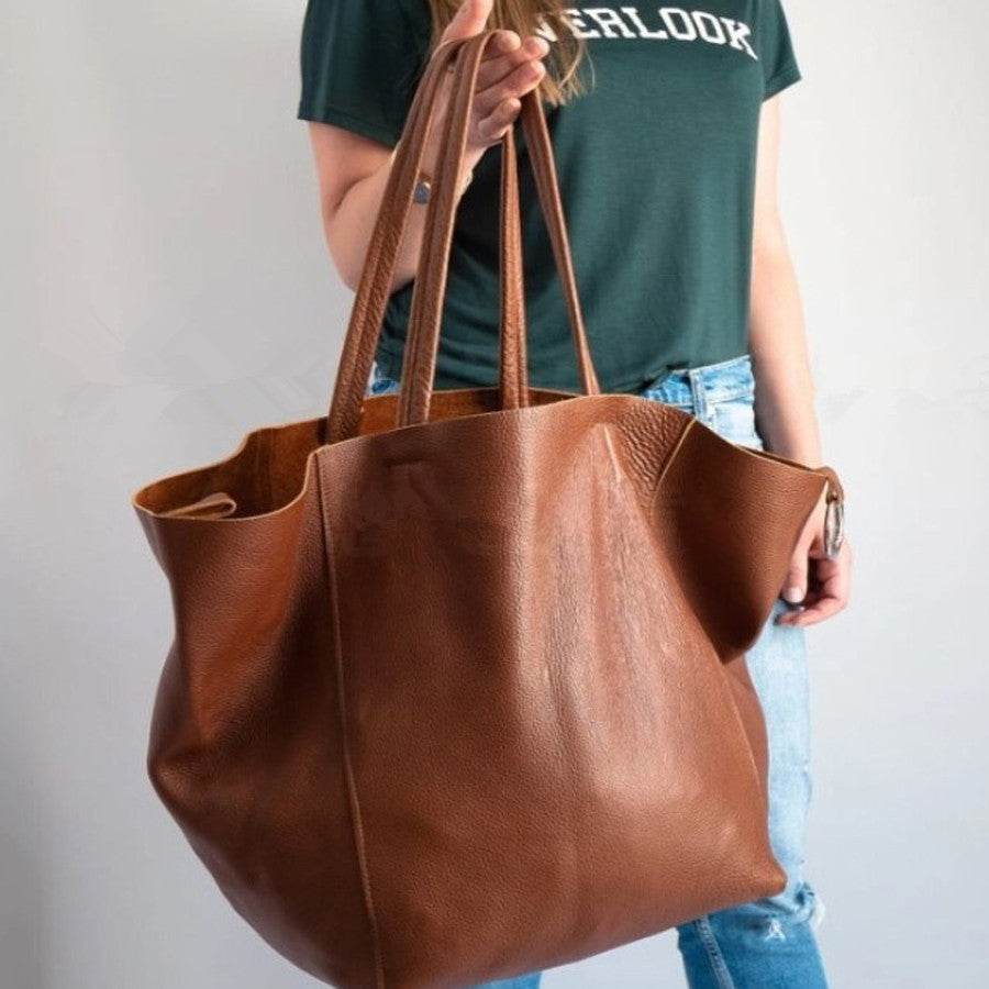 Women's Large Soft Slouchy Tote Bag Handbag
