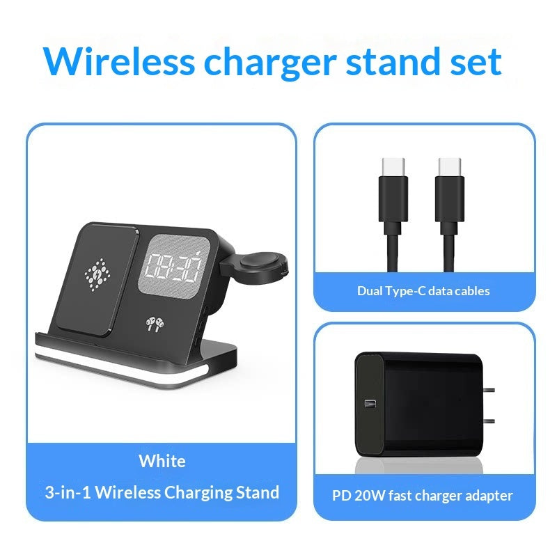 Magnetic Four-in-One Wireless Charger