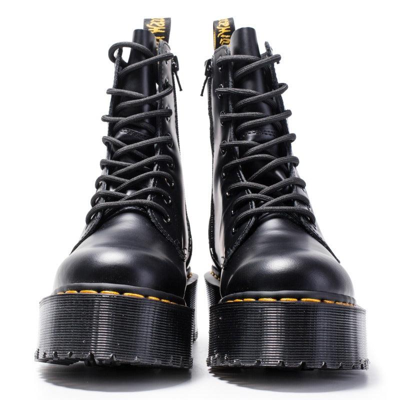 British-style Womens Ankle Boots With Side Zippers