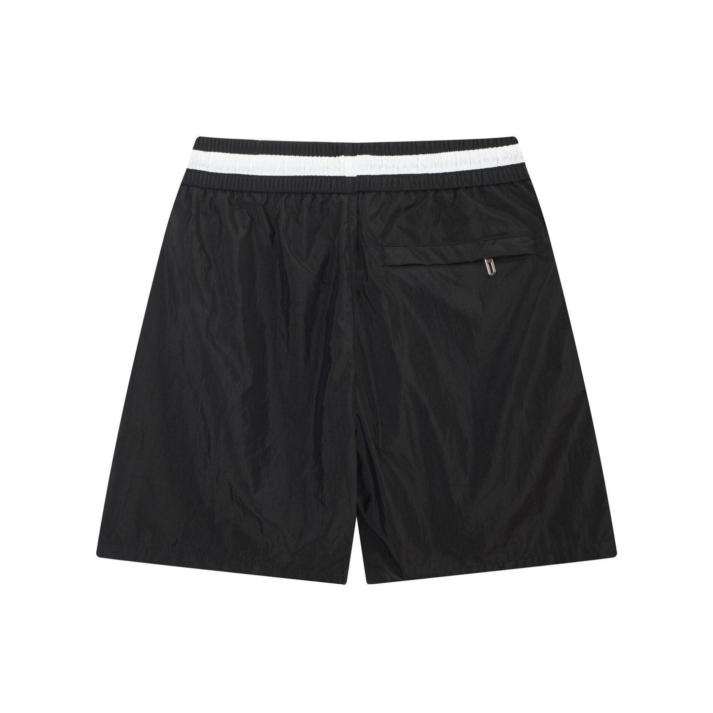 Burberry Men's Striped Cotton Knit Basketball Shorts 'Black'