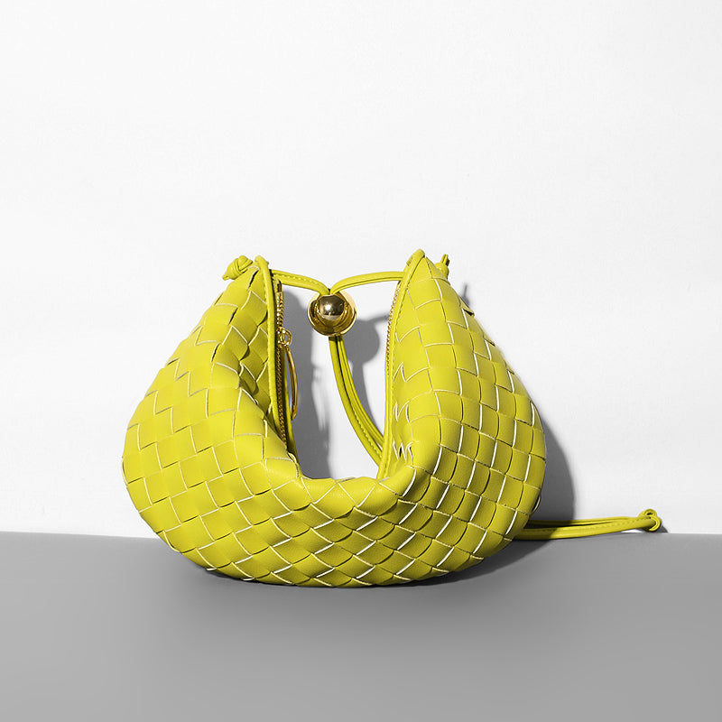 Small Golden Ball Woven Travel Bag