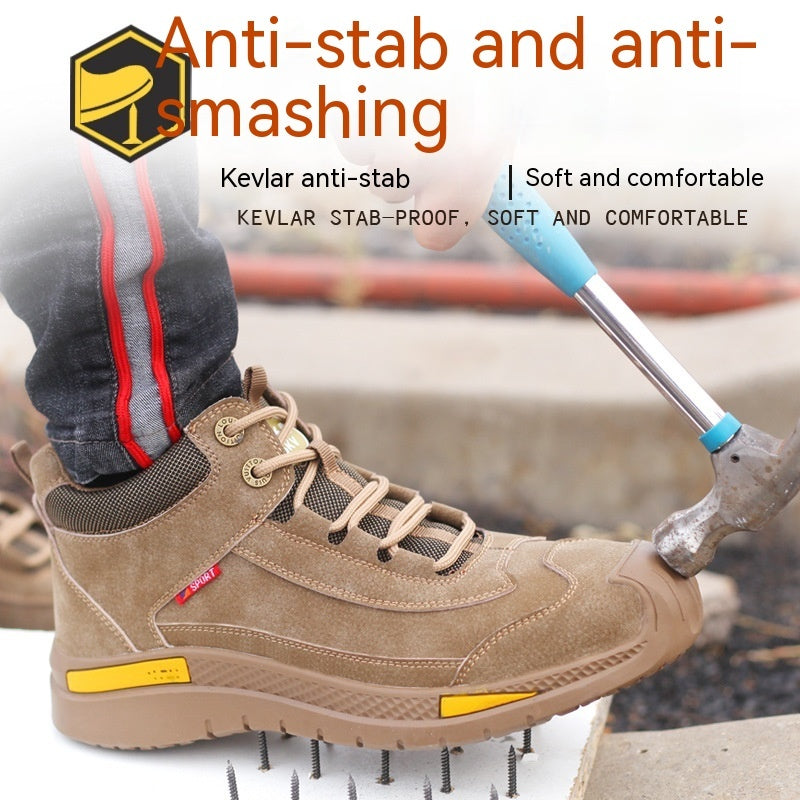 Protective Steel Toe High-Top Shoes