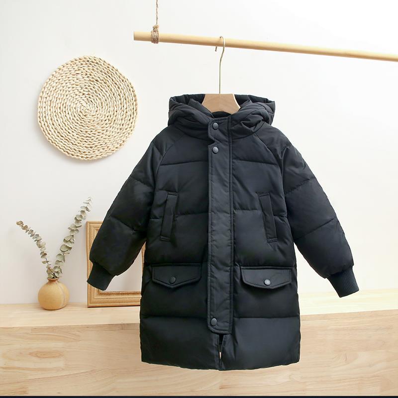 Mid-length Over-the-knee Children's Down Jacket