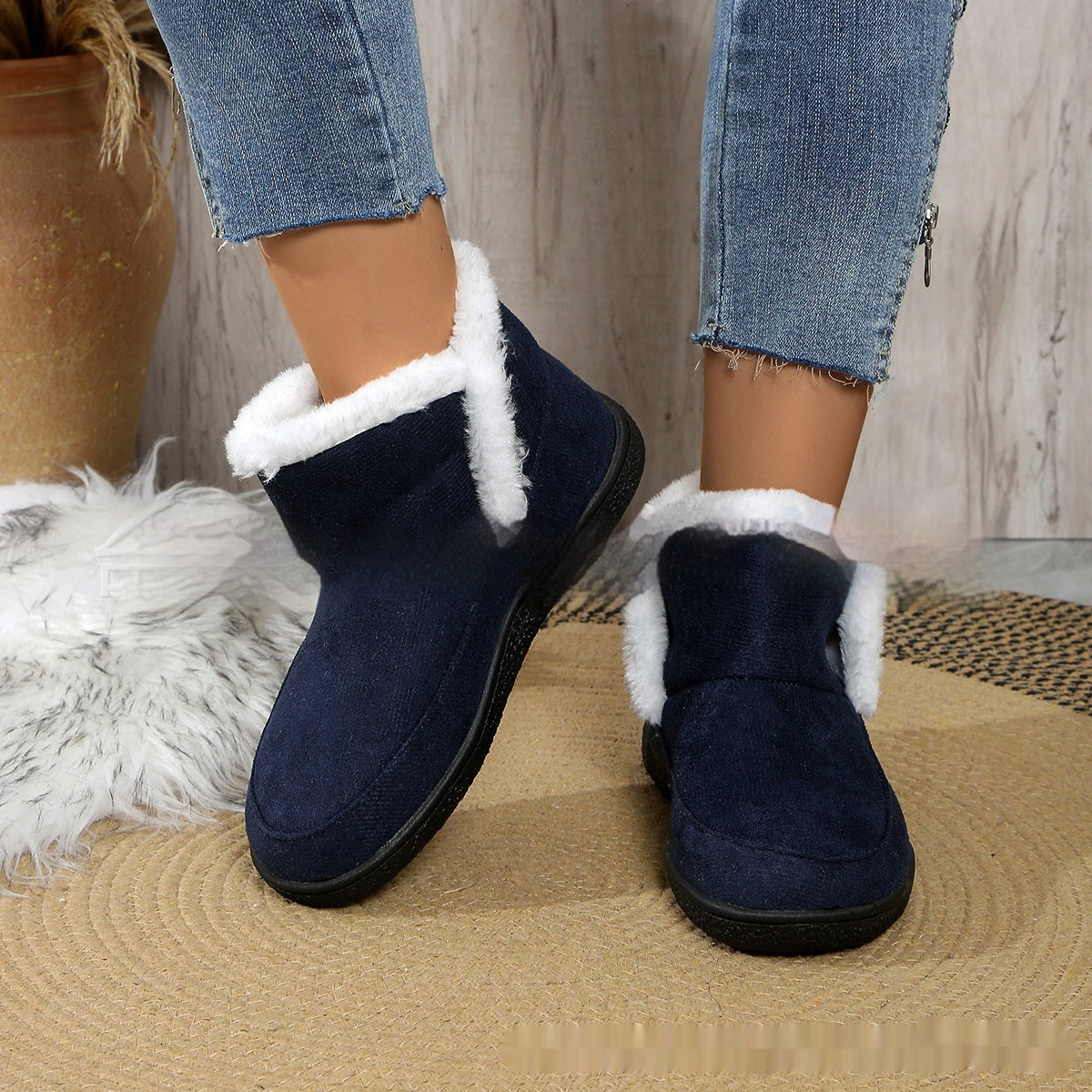 Insulated Cotton-padded Flats