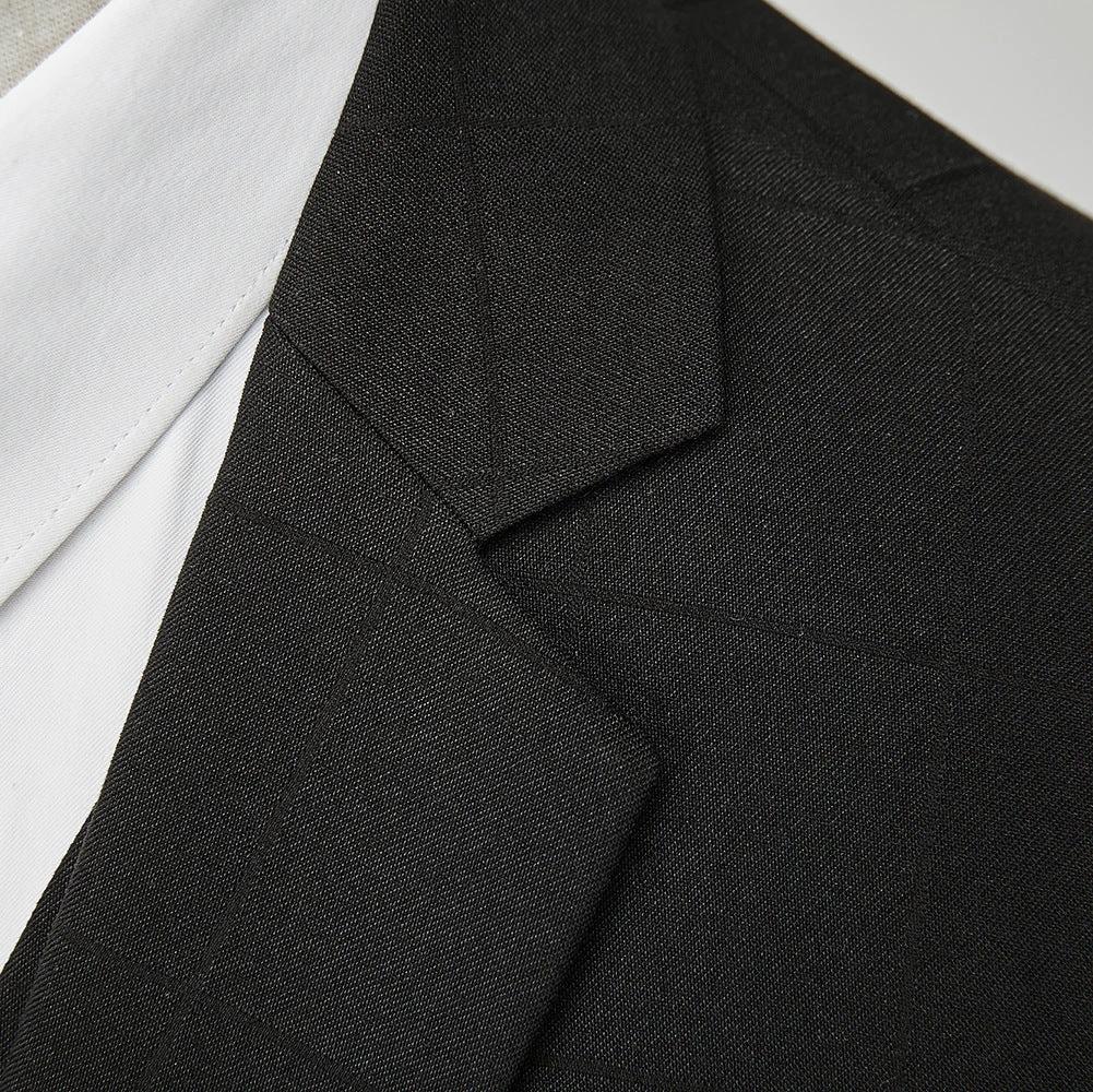 Men's Business Casual Slim Fit Three-piece Suit