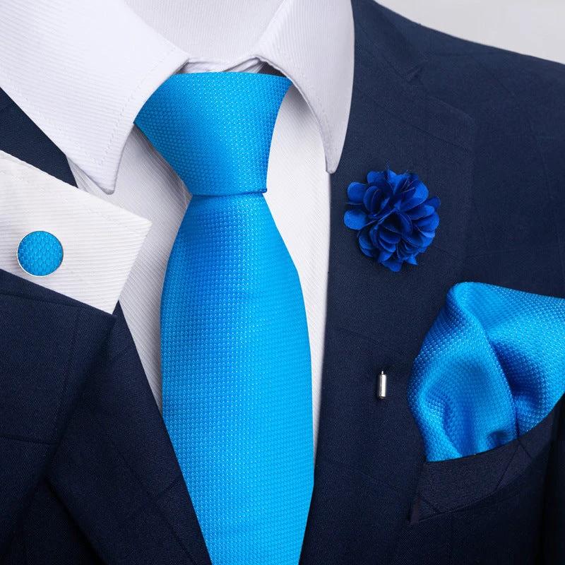 Men's Tie and Pocket Square Combo