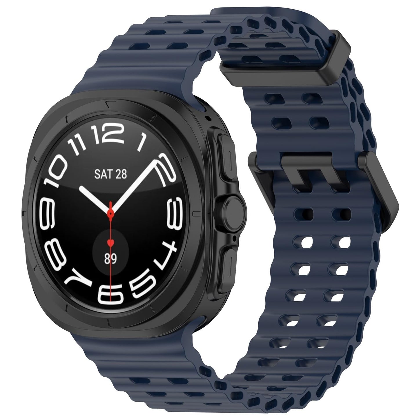 Galaxy Watch Ultra Bands Compatible with Samsung Watch Ultra Band 47mm Silicone Strap for Samsung Watch Ultra 47mm Watch Bands Women Men Replacement Accessory fit Samsung Galaxy Watch Ultra Band