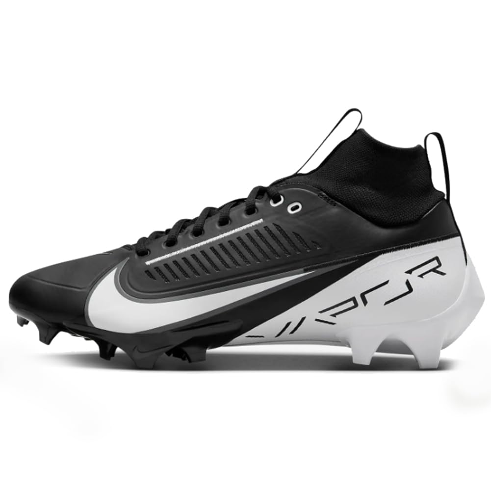 Nike Vapor Edge Pro 360 2 Mens Football Cleats (DA5456-001Black/White-Black) Size 13