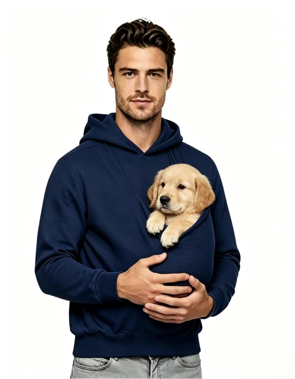 Unisex Hoodie Pet-friendly One-piece Hooded Sweatshirt