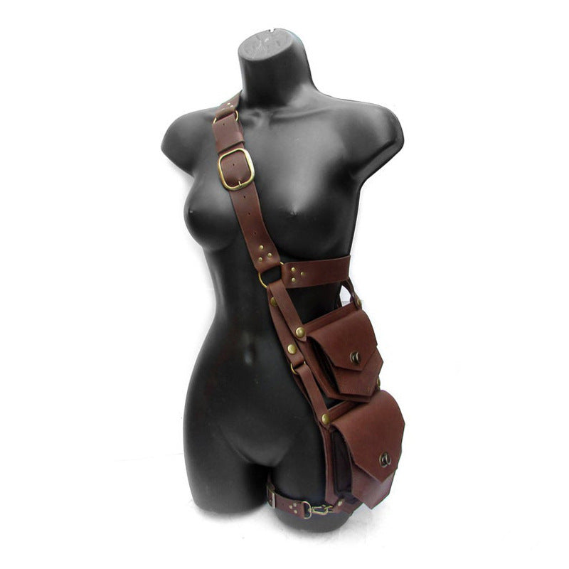 Medieval Renaissance Samurai PU Satchel