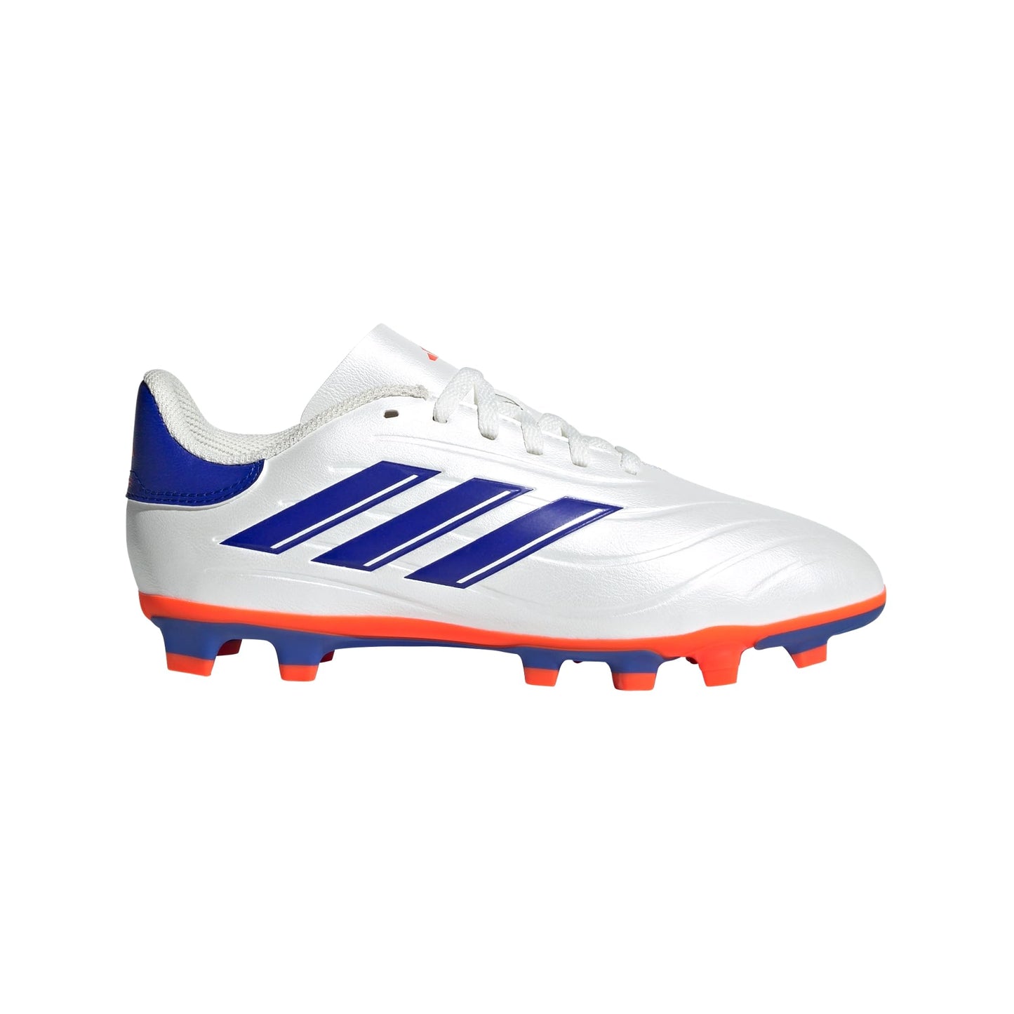 adidas Copa Pure II Club Flexible Ground Sneaker White/Lucid Blue/Solar Red 10.5 US Unisex Little Kid