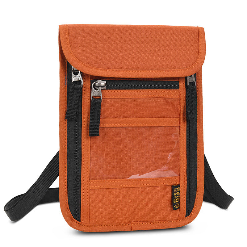 Multifunctional Passport Bag Ticket Clip Carrying Case Large Capacity