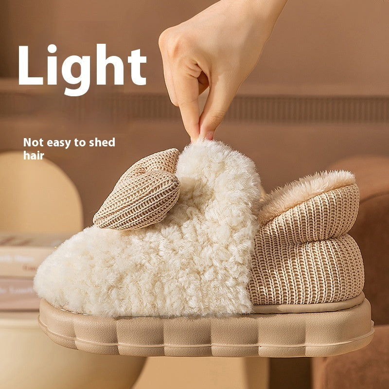 Indoor Thermal Cotton-Padded Shoes