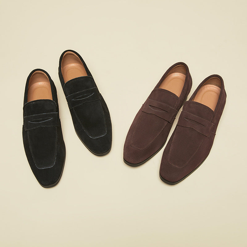 Men's Slip-on Japanese Style Suede Shoes