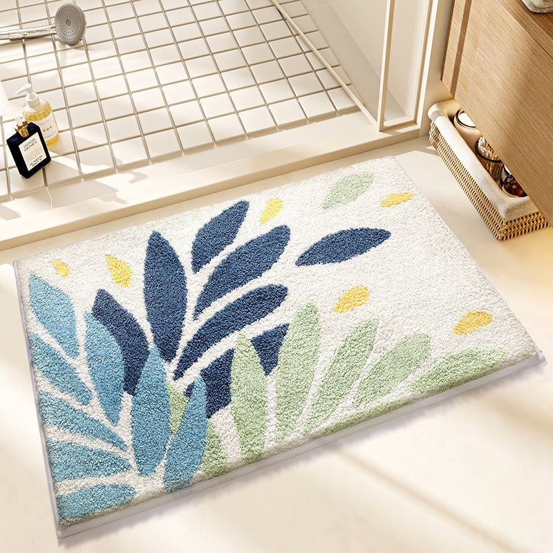 Wear-resistant Bedside Rug Doorway Water-absorbent Non-slip Doormat
