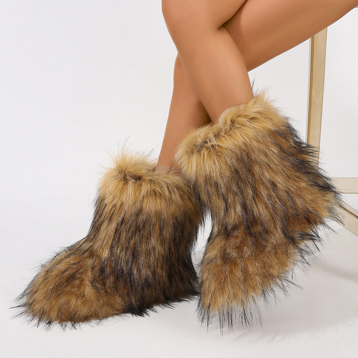 Stylish Personalized Winter Boots For Women - Adorable Spicy Girl Mid-Length Snow Boots, Cozy And Warm See size chart under “more details”