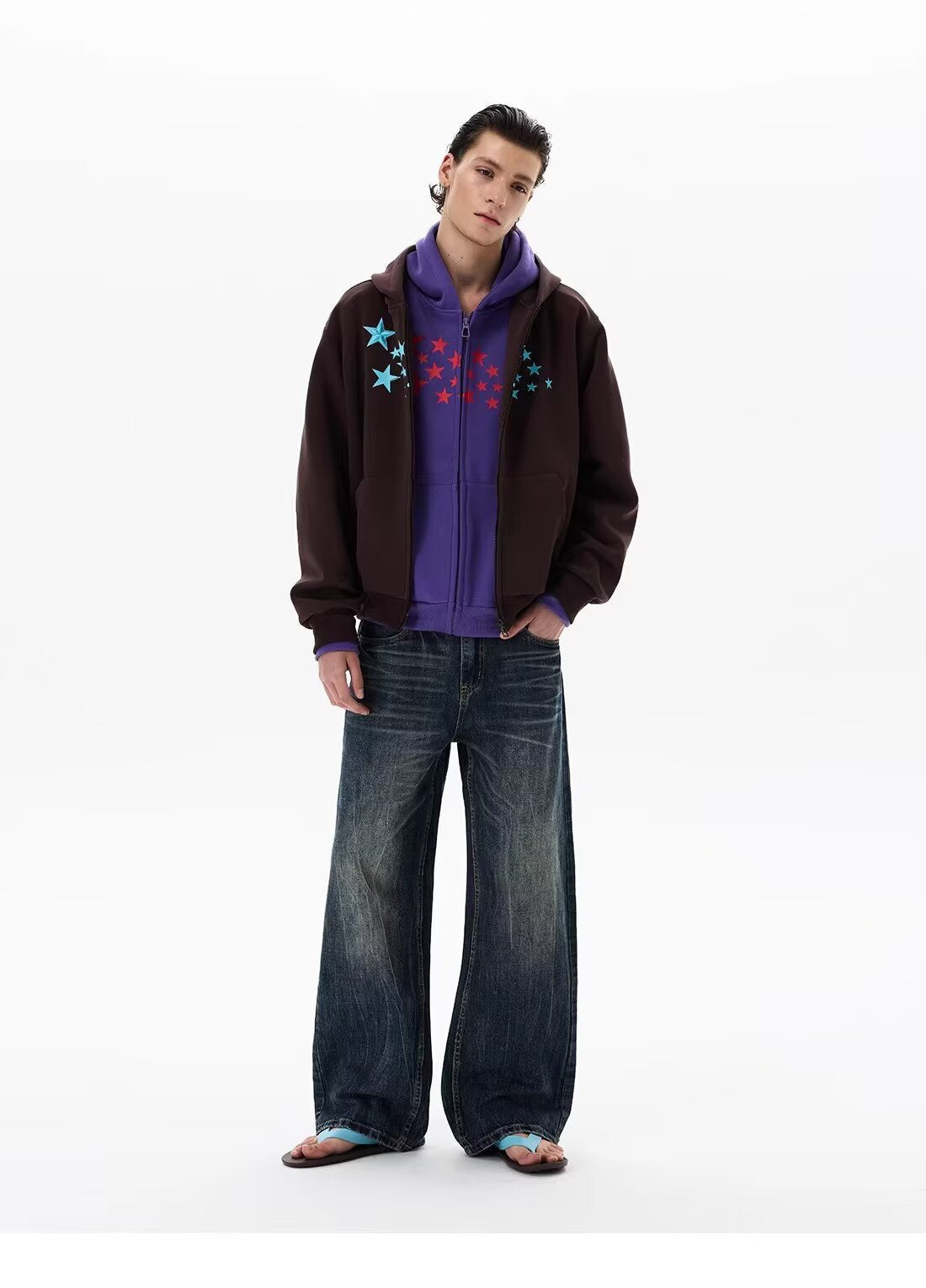 Mens Casual All-match Jacket Hoodie