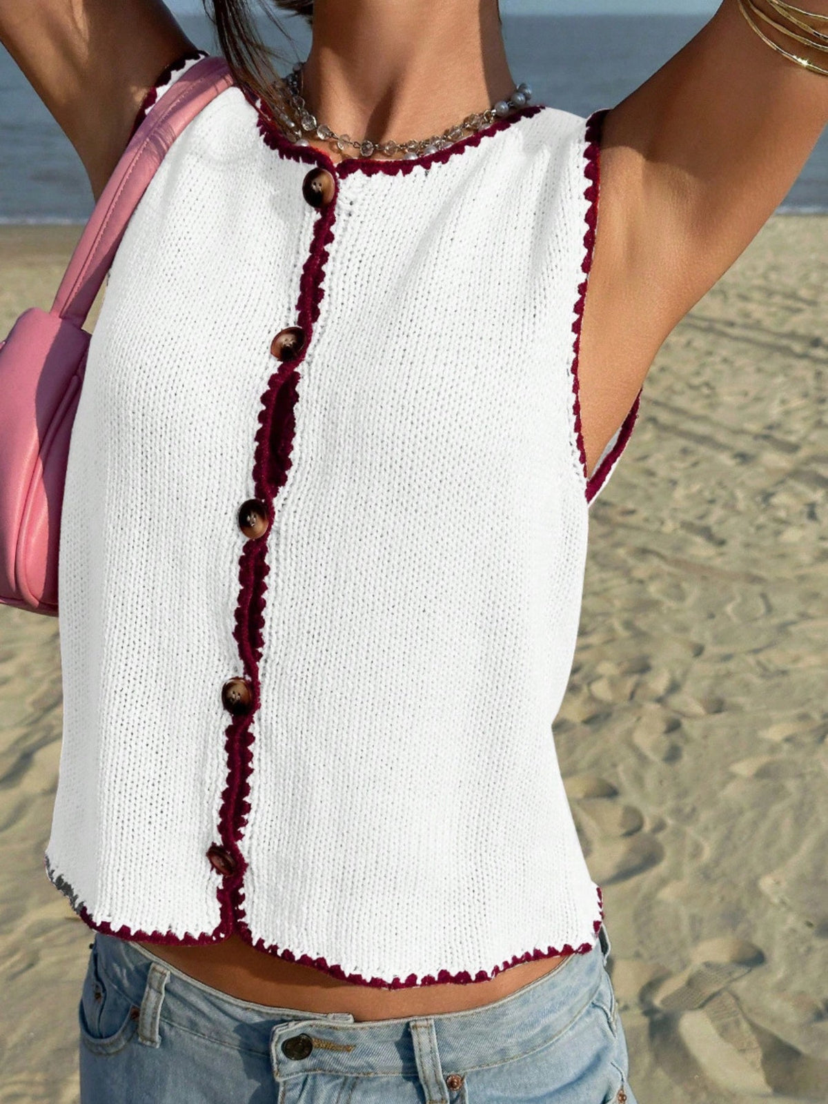 Button-Down Sweater Vest