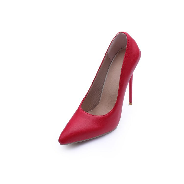 Women's Stiletto Heel High Heels Pointed-Toe Shoes