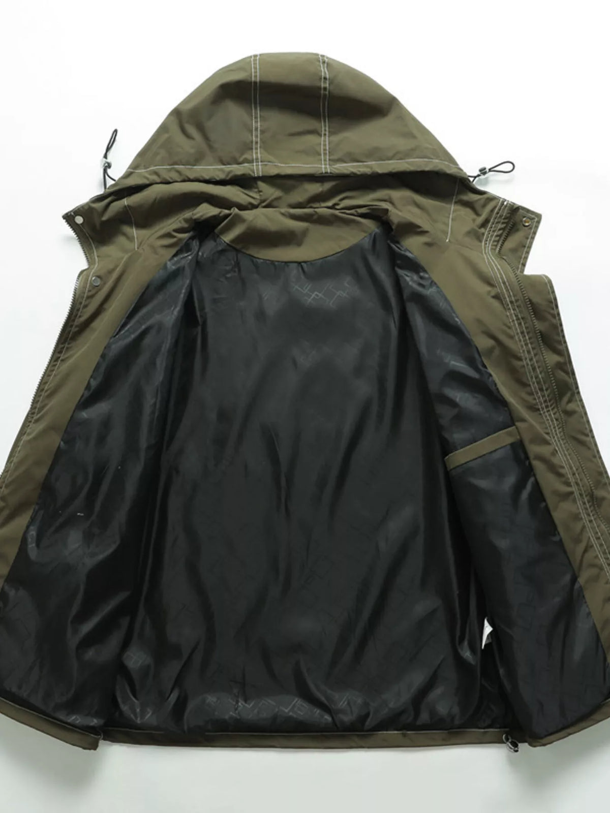 Men's Plus Size Hooded Windproof Outdoor Jacket