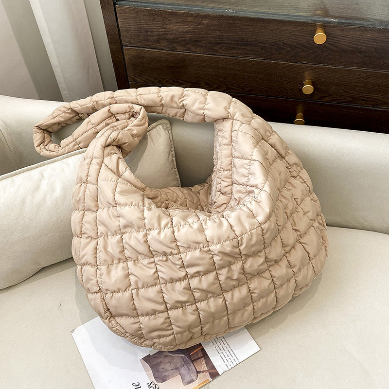 Down Jacket Shoulder Messenger Bag Travel Bag