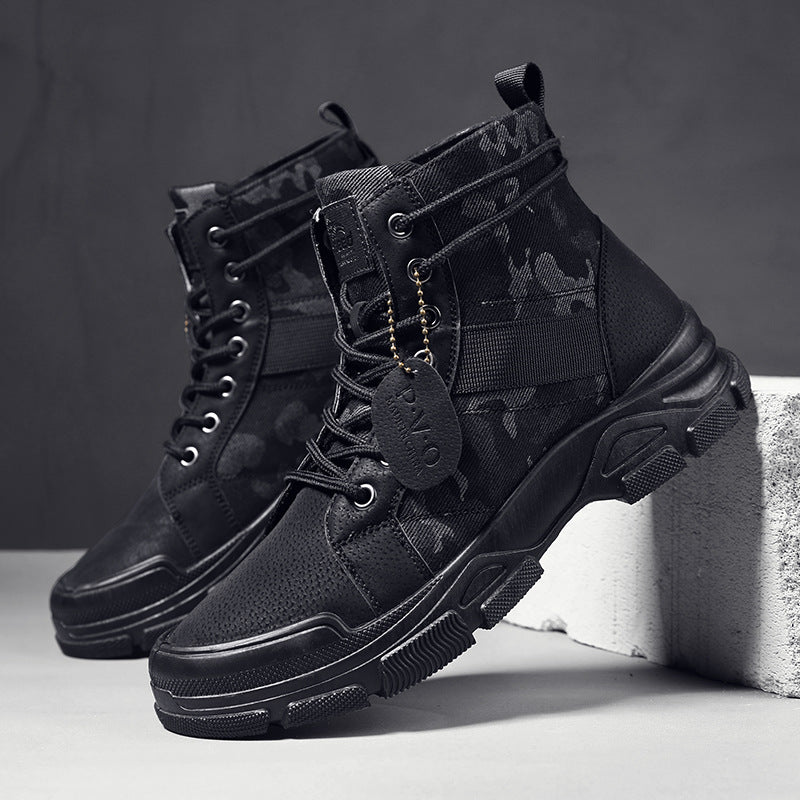 Men's Camouflage Tooling Boots
