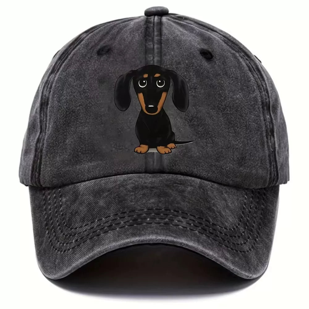 Dog Washed Baseball Cap