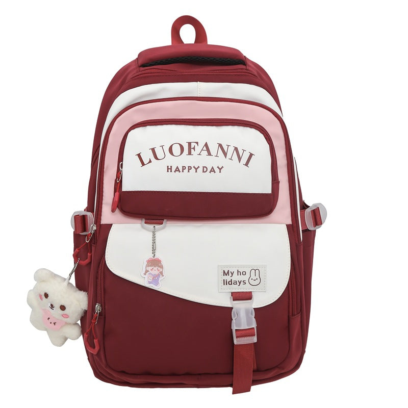 Korean Style College Student Backpack Shoulder Bag