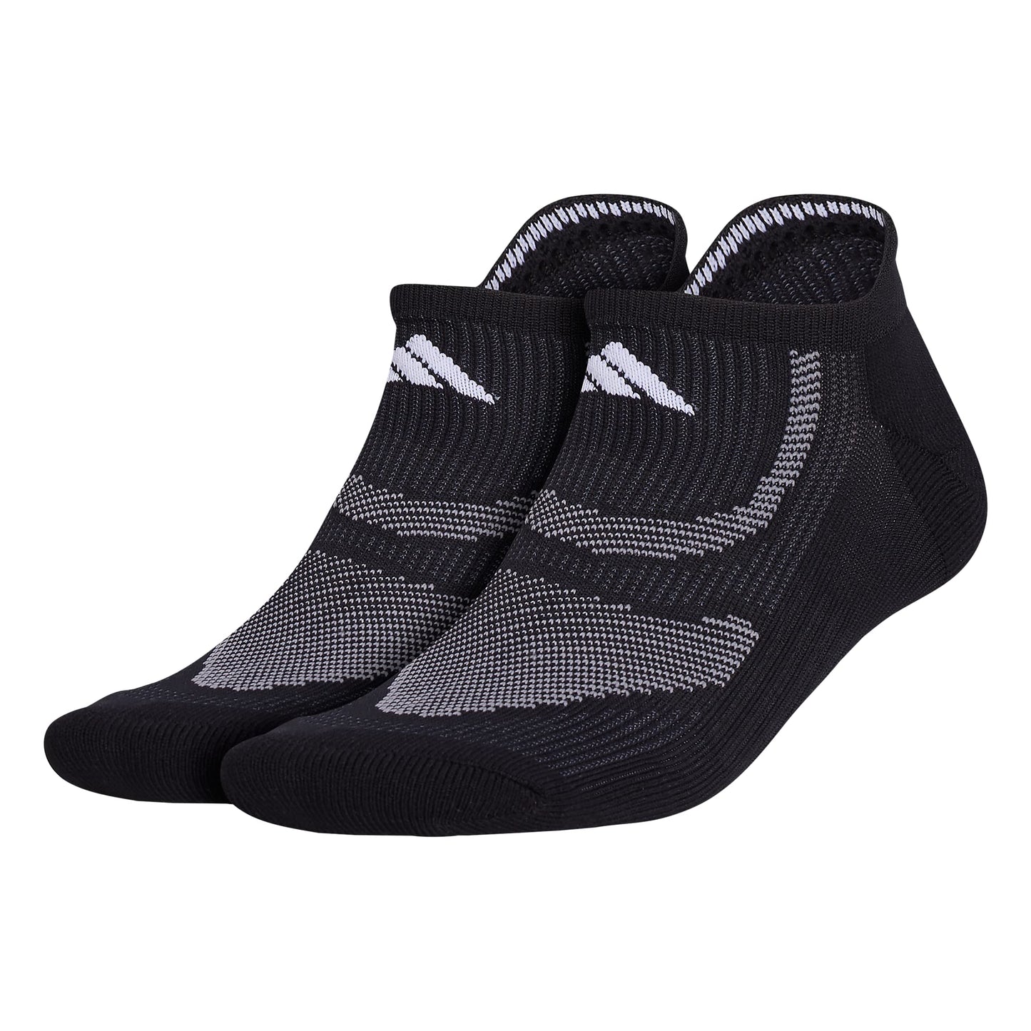 adidas Superlite Performance Tabbed No Show Running Socks with achilles protection (2-Pair)